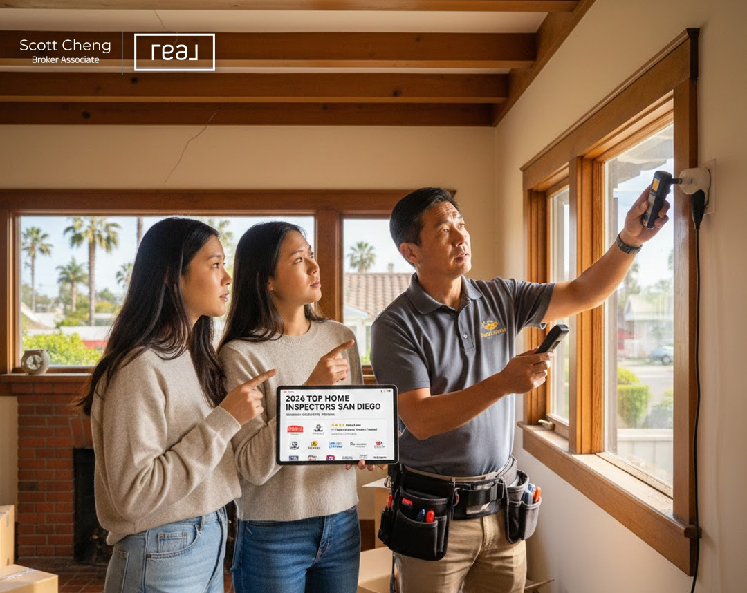 2026年首次购房者在圣地亚哥的最佳房屋检查员：顶级评论及如何选择一个在正常高地或南公园发现隐藏问题