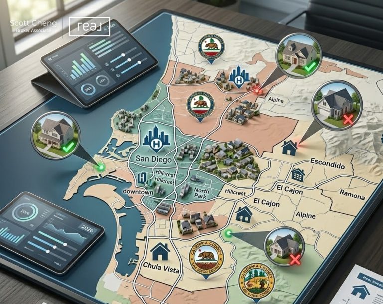 Geographic Restrictions for San Diego County Down Payment Assistance 2026: Does Your Target Neighborhood Qualify for SDHC City vs County Programs?