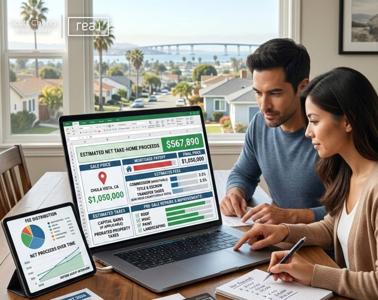 Net Proceeds Calculator for Selling in Chula Vista San Diego 2026 – Maximize Your Take-Home