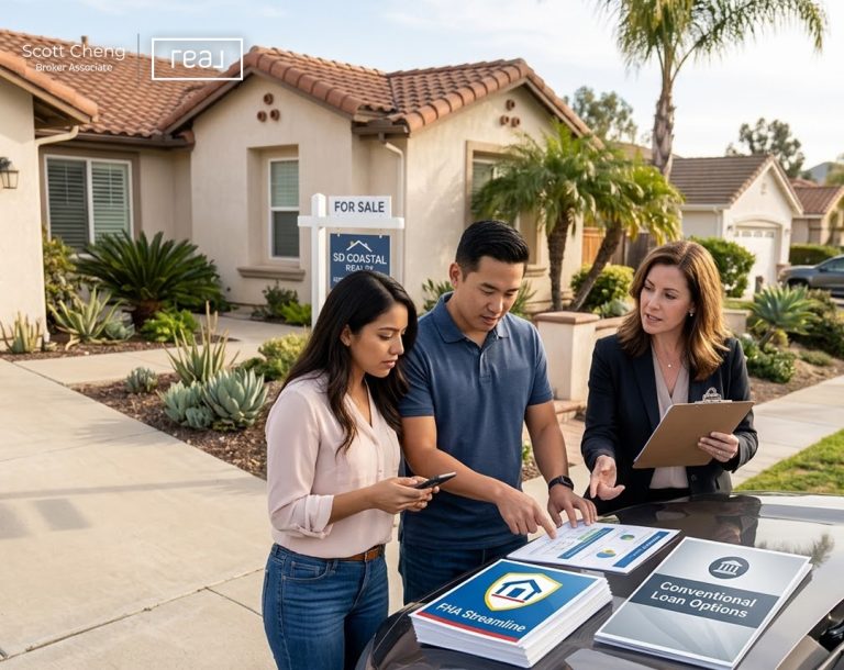 FHA Streamline vs Conventional Loans for San Diego First-Time Buyers 2026: Which Secures Lowest Payments and Fastest Approval for University City Homes Under $900K?
