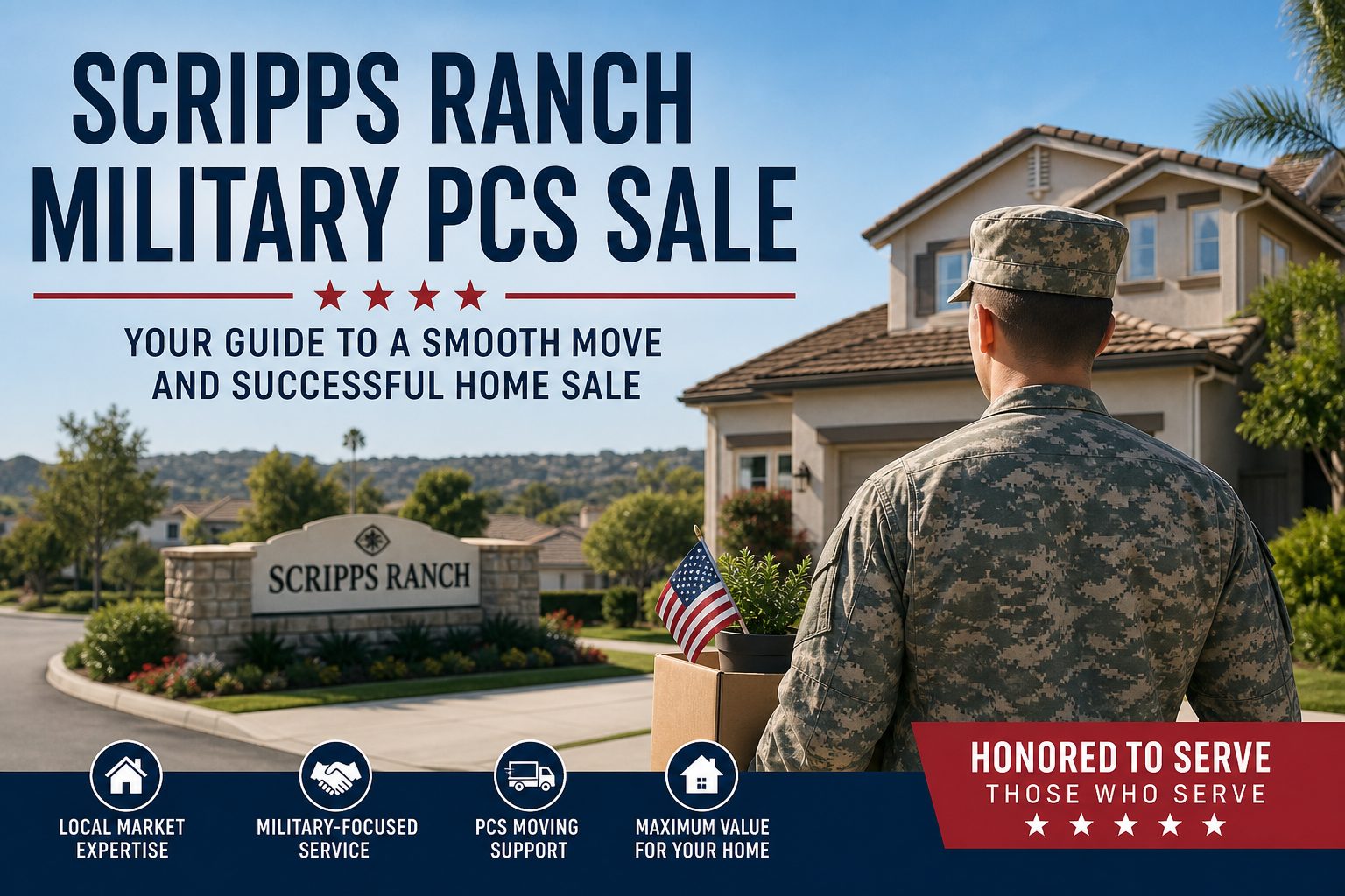 How to Sell Your Scripps Ranch Home Before PCS Orders in 2026