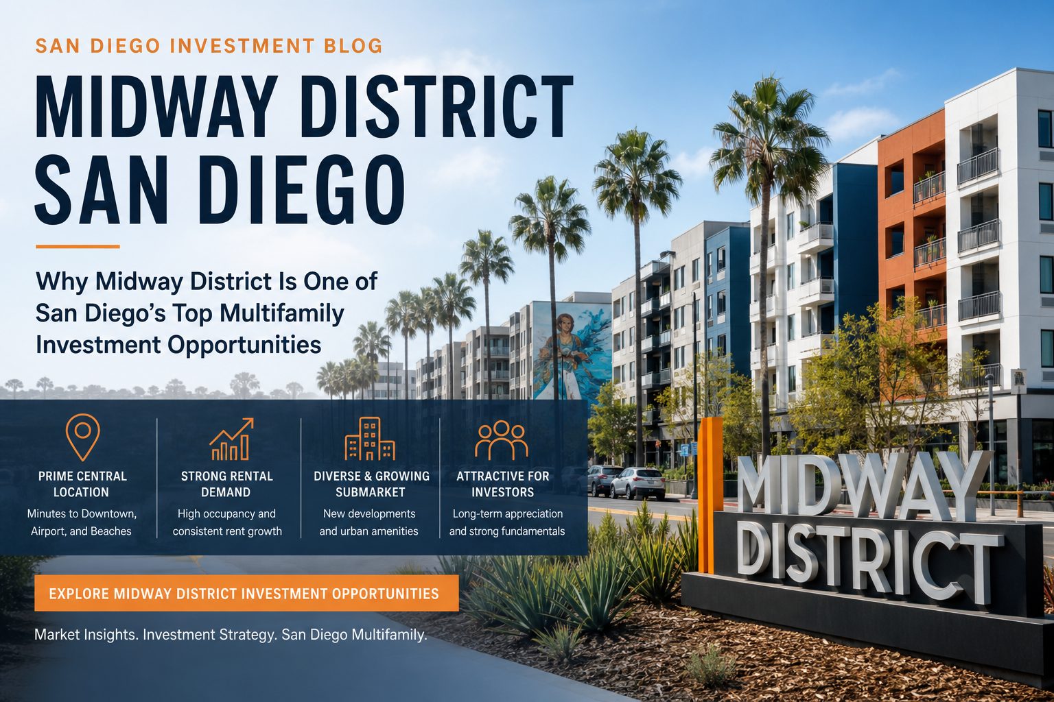 Realistic Cap Rates for Midway District San Diego Multifamily in 2026